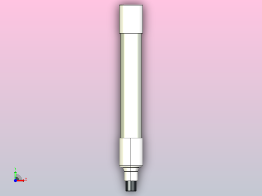 RX-1500信号熔断器-熔断体三维模型 202203前视缩略图