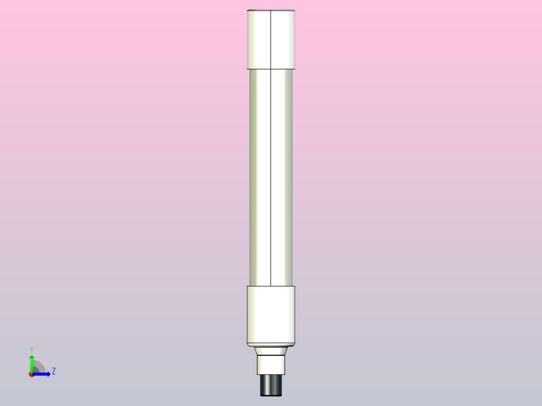 RX-1500信号熔断器-熔断体三维模型 202203左视图