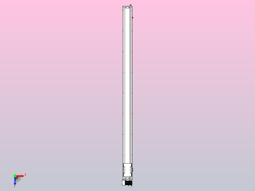 SCM14-2200-LU滚珠花健、支撑座、滚珠丝杠、交叉导轨、直线模组俯视缩略图