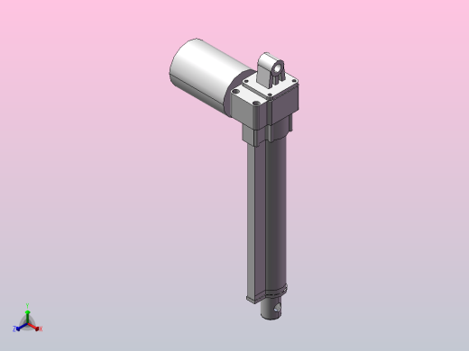 6000N电动推杆（ZJWSN-L1)[ZJWSN-L1-S200]正等轴测缩略图