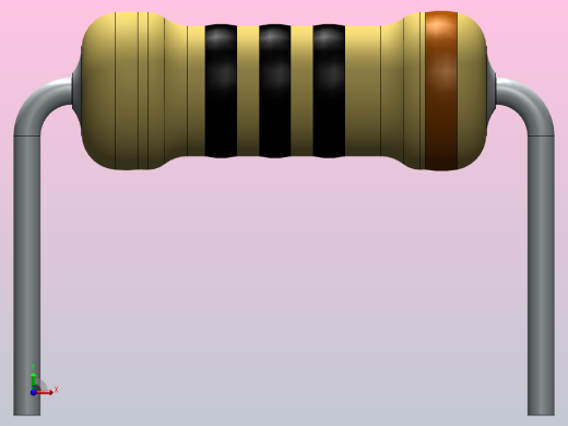 电阻器组RES_AH_0.5W_0R_5%前视缩略图