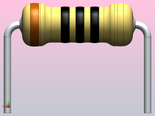 电阻器组RES_AH_0.5W_0R_5%后视缩略图