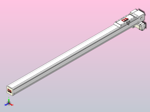 伺服电机集成皮带传动直线执行器TPA-OCB-100-192-L1650-RP-P75-N3