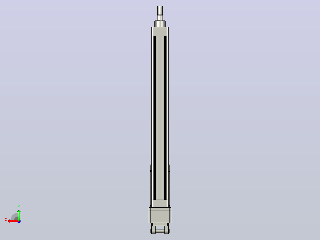 轻载电动缸TPA-ESR40-1210C-L400-MR-CB-W-P40-C3后视图