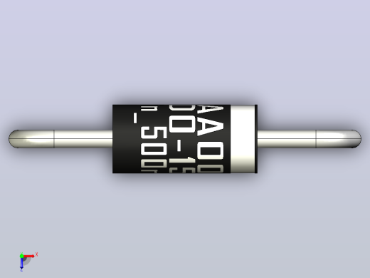 轴向二极管外壳DO-15_Min_500mil_rev1.0.zip.zip俯视缩略图
