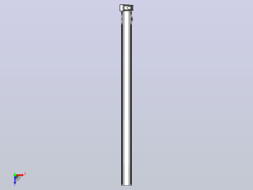 皮带直线轴半封闭可选导轨TPA-HNB-105D-90-L1600-RU-C-P20-N3俯视缩略图