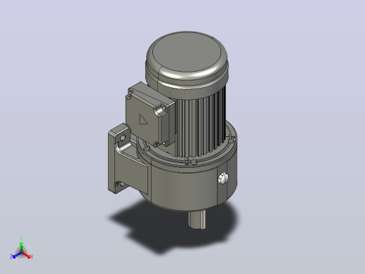 0.2KW-CH型卧式三相铝毂（刹车）马达减速机_CH28-200
