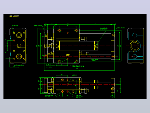 导杆气缸组合2D-GCU40x125