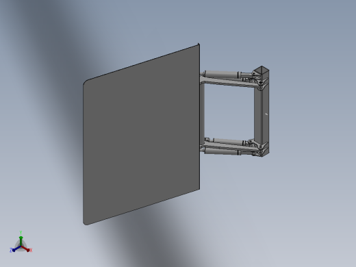 特殊液压尾板正等轴测缩略图