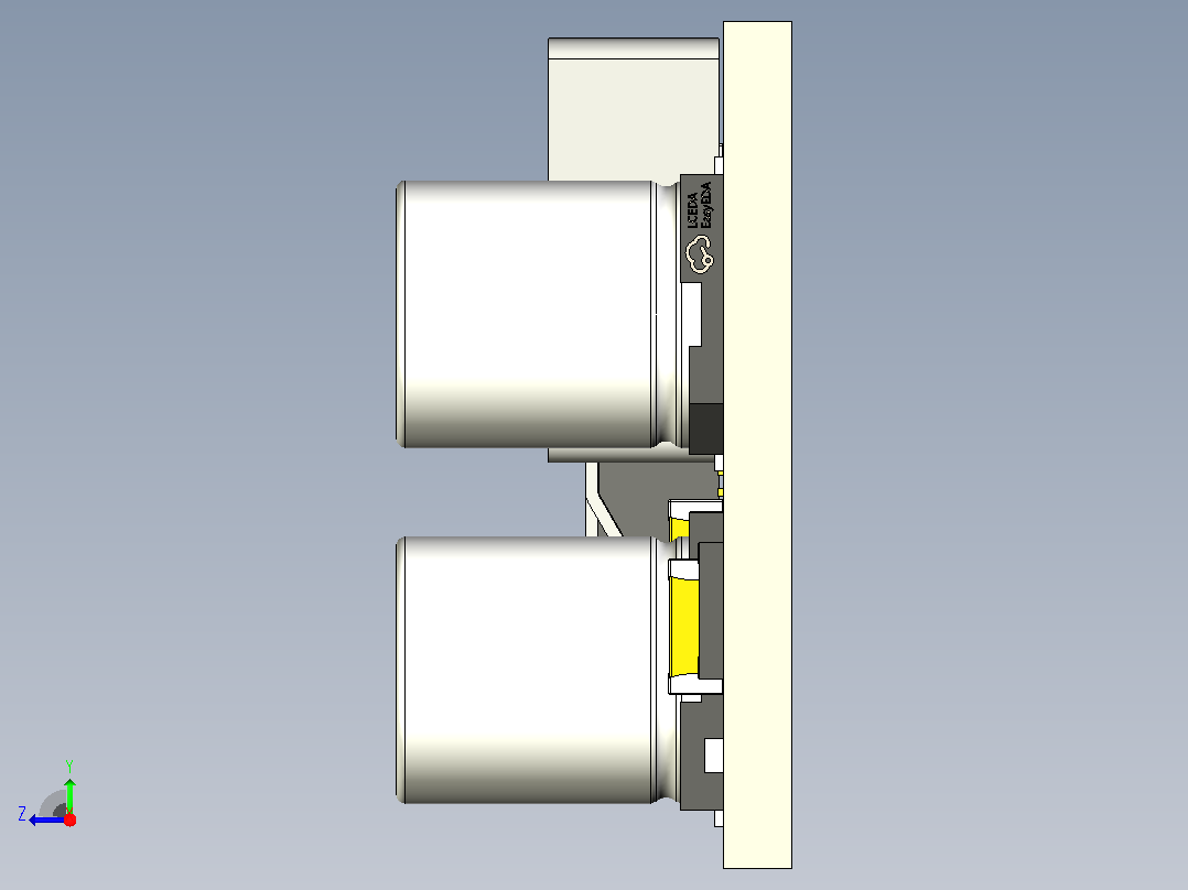 QC4.0 QC3.0 Type-C USB PD65W快速充电适配器模块右视图