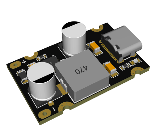 QC4.0 QC3.0 Type-C USB PD65W快速充电适配器模块缩略图