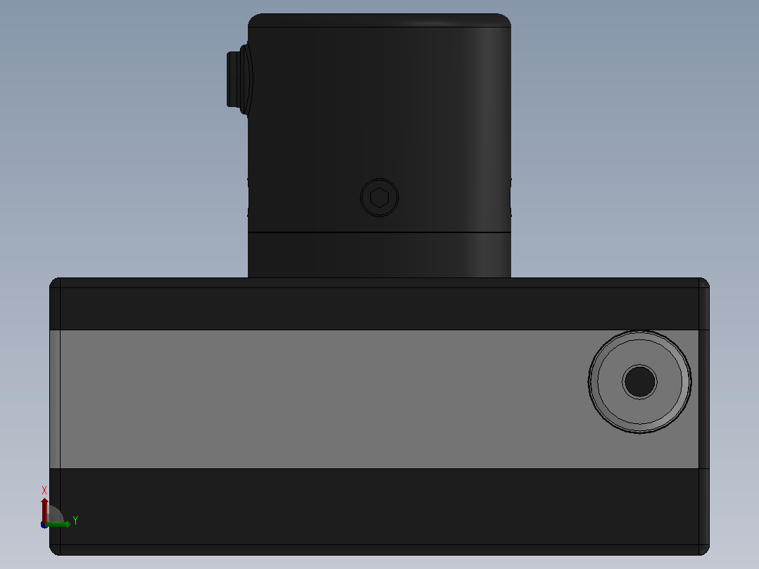 JDLX-100A拉线编码器_JDLX-100A左视图