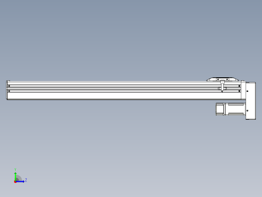 滚珠丝杠直线轴带导轨全封闭TPA-HCR-65S-1610C-L600-MP-C-P10-N3左视缩略图