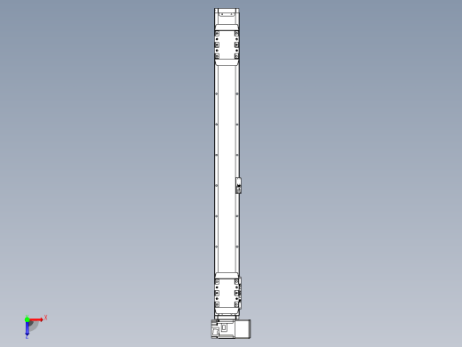 皮带直线轴双滑块型TPA-GCBS-80-P60-L325-RU-M20-N3俯视缩略图