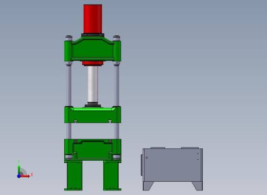 A27-四柱油压机前视缩略图