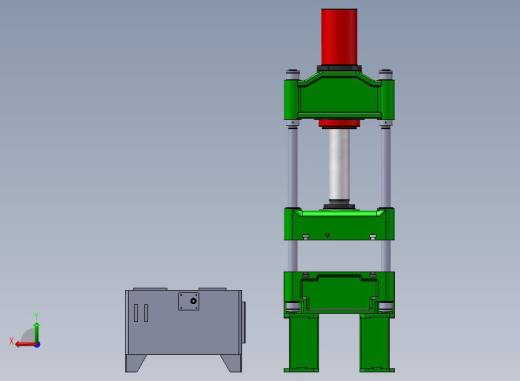 A27-四柱油压机后视缩略图