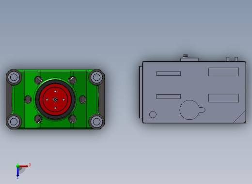 A27-四柱油压机俯视缩略图