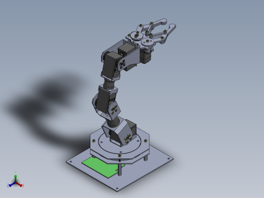 lewansoul-6dof-robot-arm SW.1正等轴测缩略图