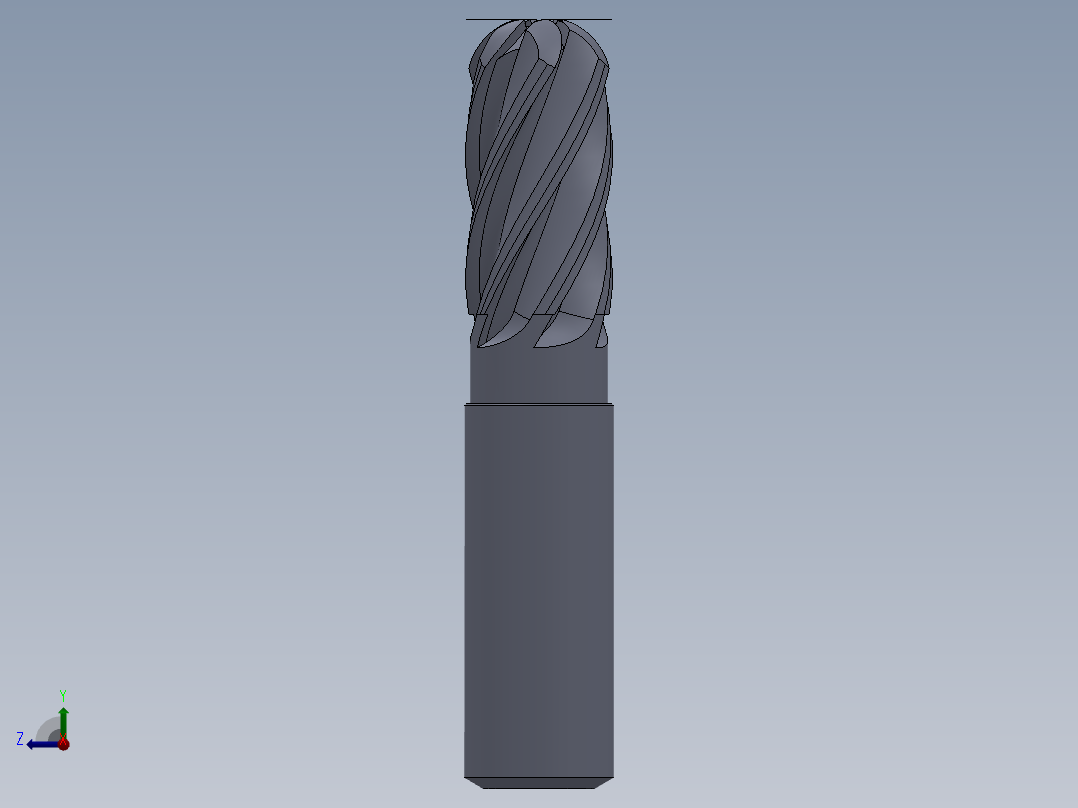 铣刀洗刀钻头机床刀具花键铣削刀具2010右视图