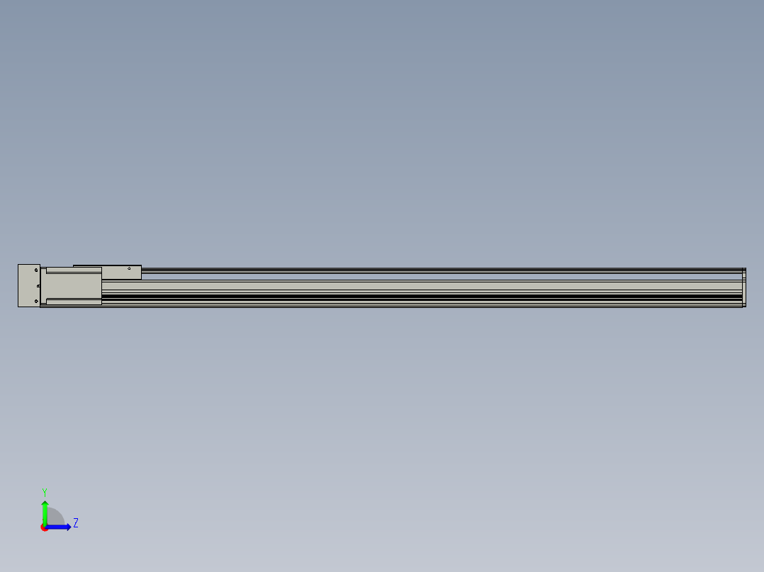 CCTL模组螺杆系列-TL100-BR左视图