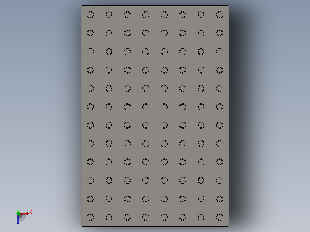 数控机床展示产品俯视图