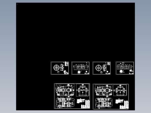 机械设计二级减速器变速器课程设计全套资料