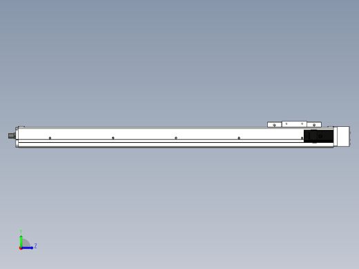 Toyo东佑达直线模组-ECH12-750-BR-100W左视缩略图