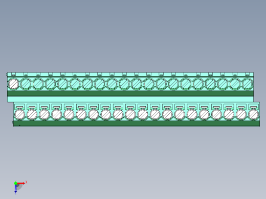 DEGSON DG636 系列 6.357.629.52mm 接线端子-DG636A-6.35-40P-14-00AH俯视缩略图