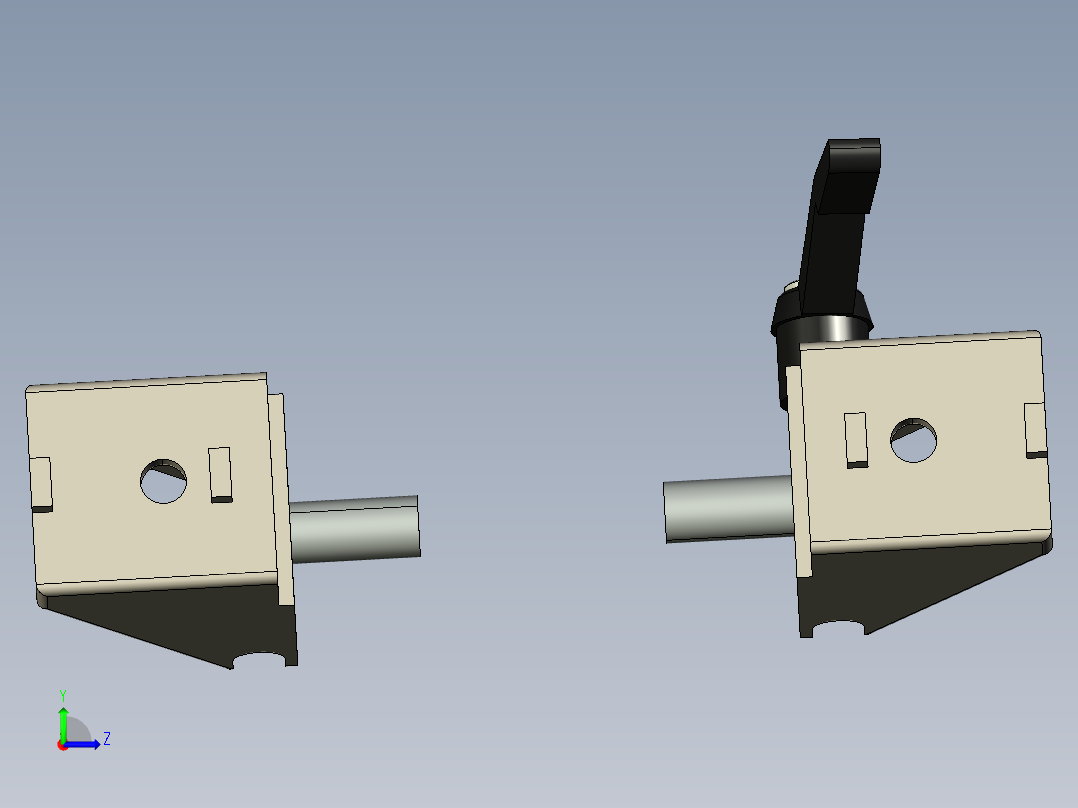 型材-BR BEARING PEDESTAL 3842547868左视图