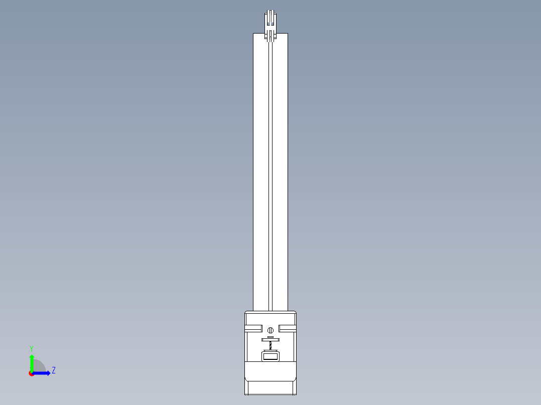 高处升降输送左视图