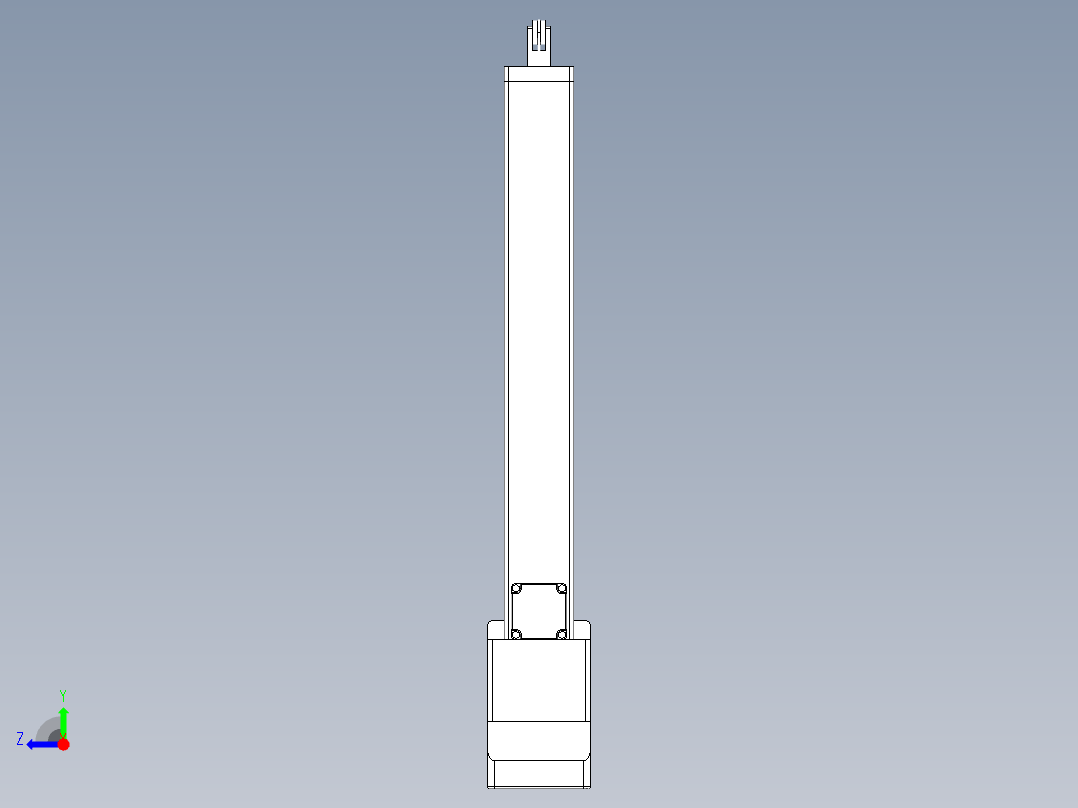高处升降输送右视图