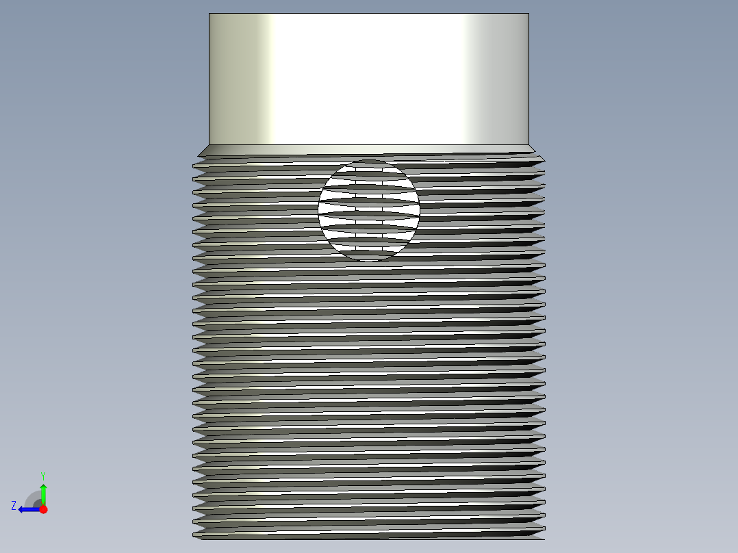 型材-CUTTING BUSH EXAMPLE右视图