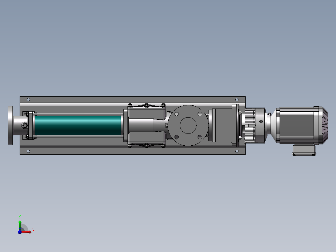 耐驰螺杆泵NM038前视图