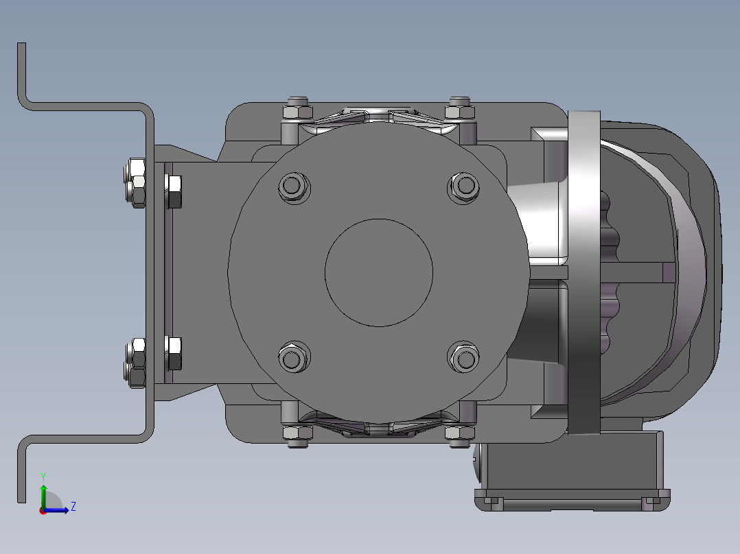耐驰螺杆泵NM038左视图