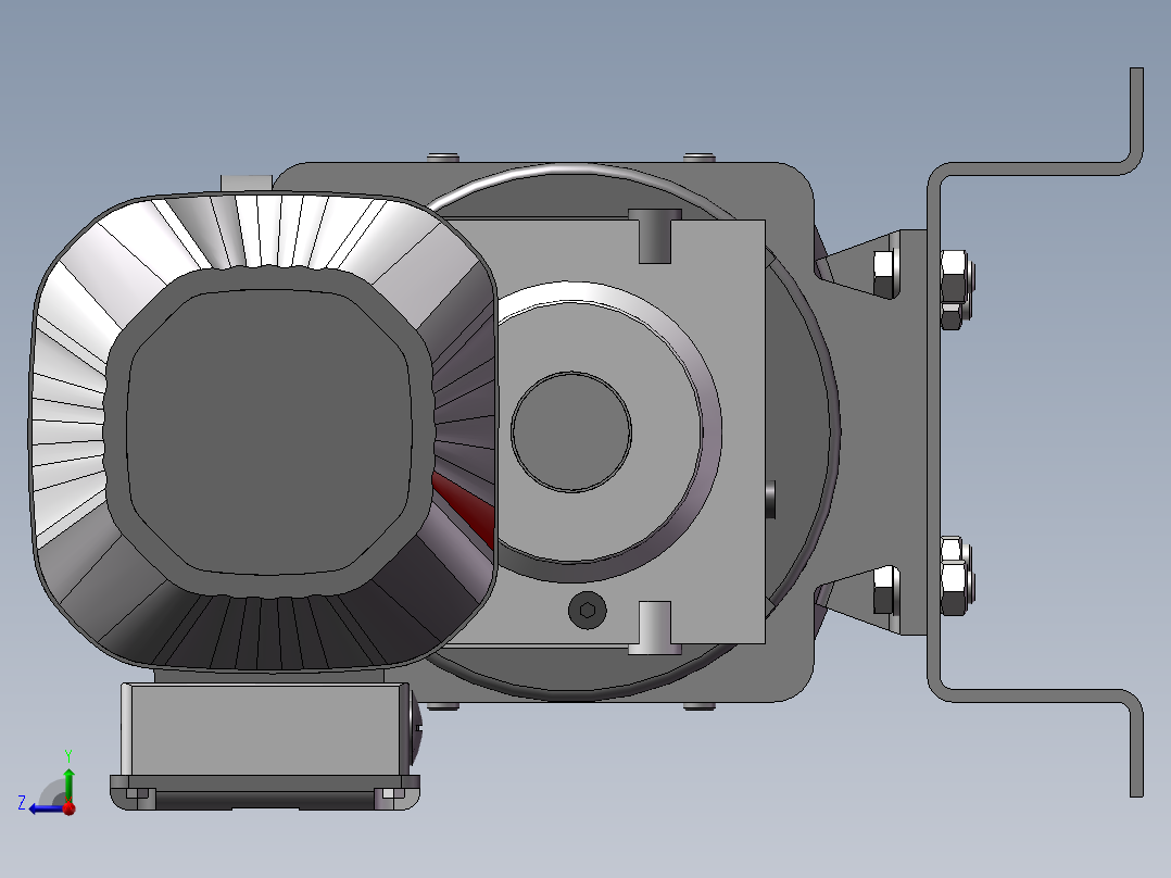 耐驰螺杆泵NM038右视图