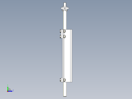 TD75型带式输送机螺旋拉紧装置 TD4D1左视缩略图