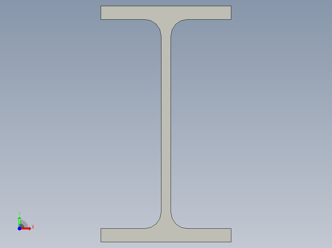 各种工字钢前视图