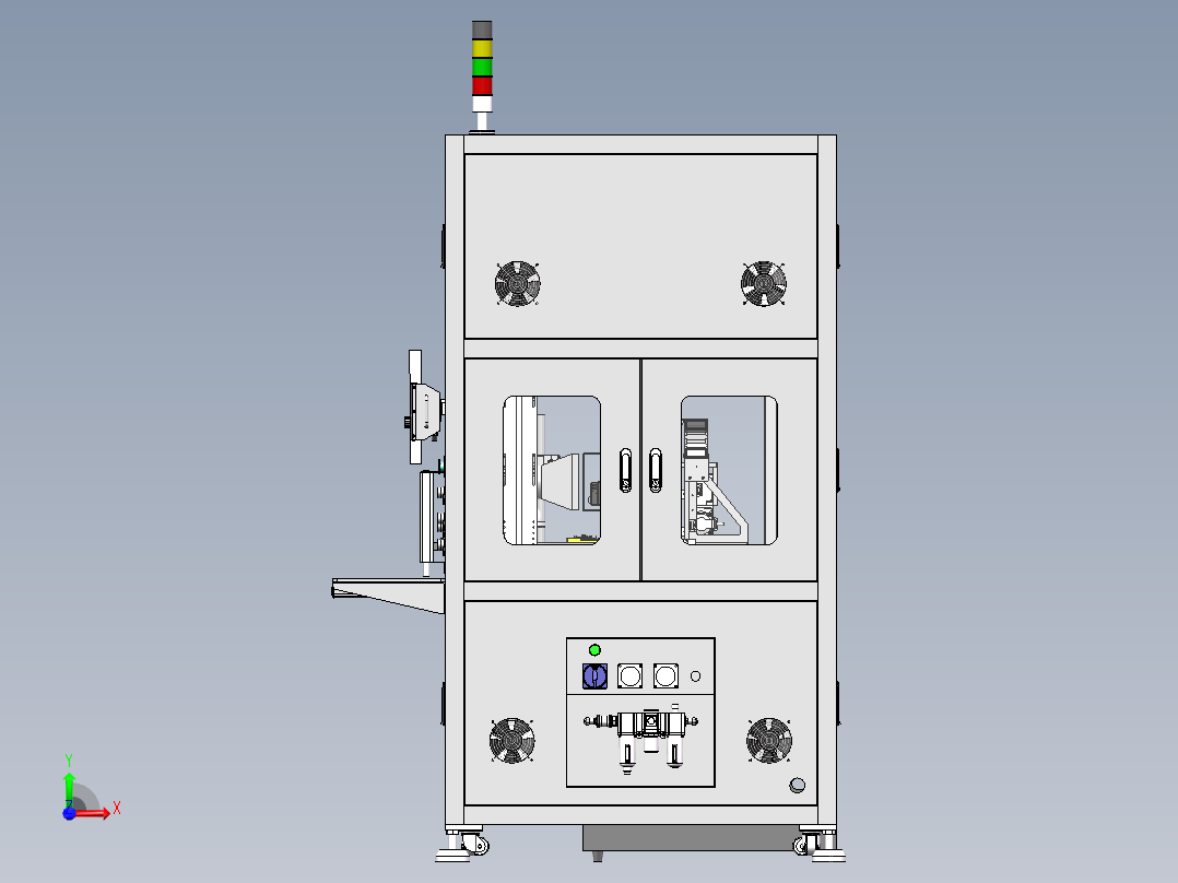 电感焊接机（sw16可编辑+工程图+bom）前视图