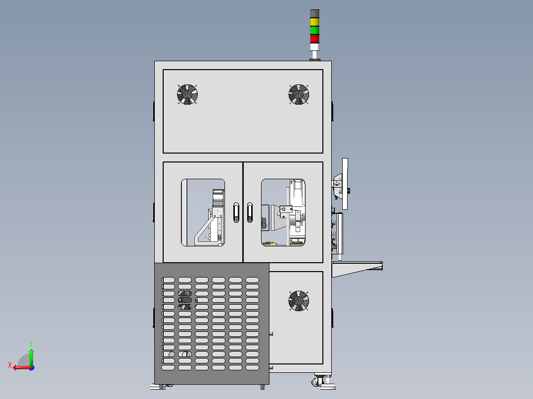 电感焊接机（sw16可编辑+工程图+bom）后视图