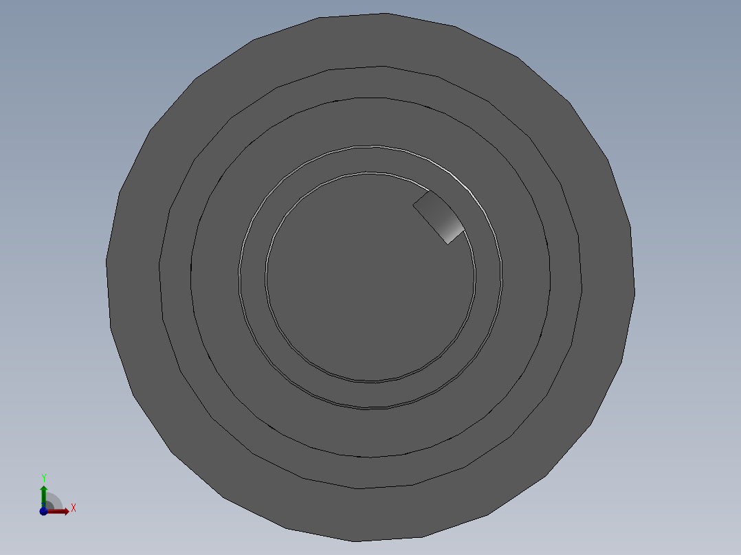 物料回流双层辊道前视图
