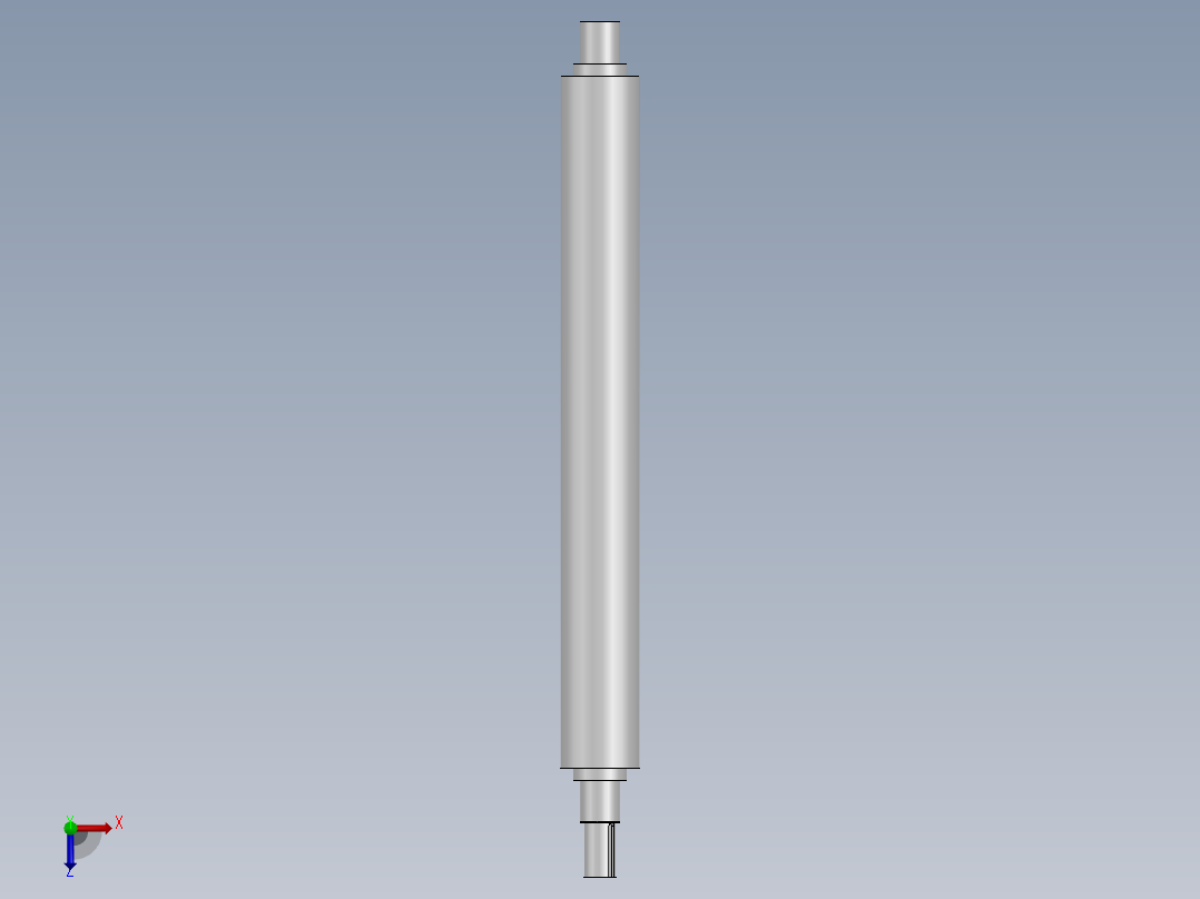 物料回流双层辊道俯视图