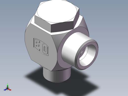 高压铰接式90度接头、1DI-20-B06