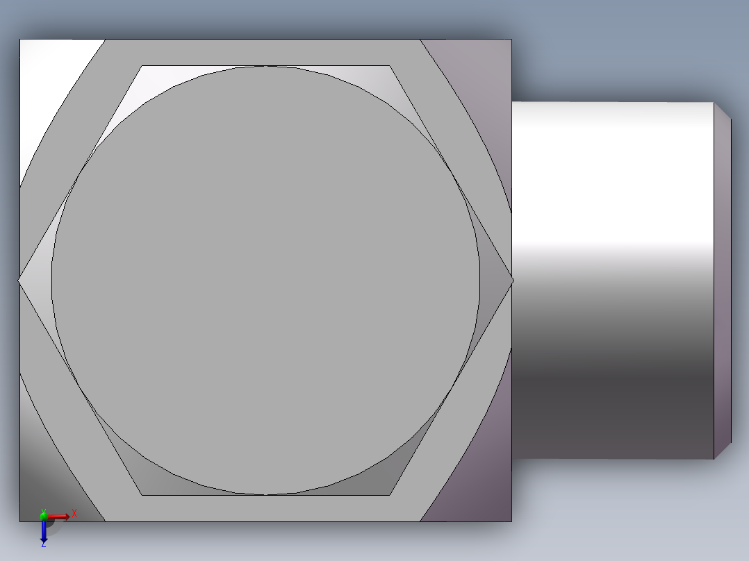 高压铰接式90度接头、1DI-20-B06俯视图