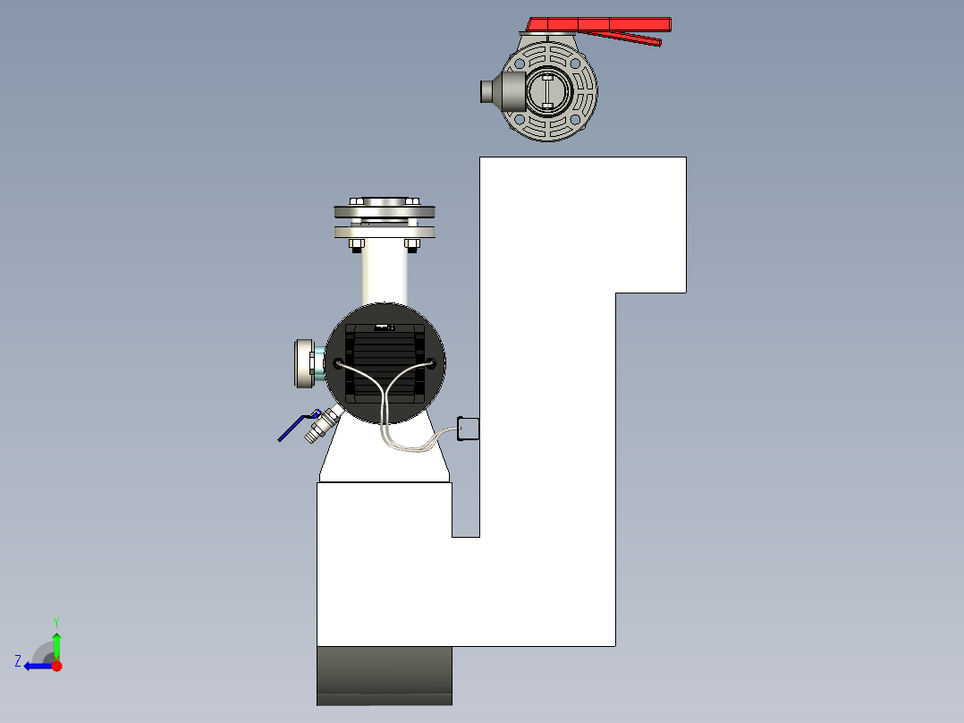 B2004027-紫外线反应器 MUV300右视图