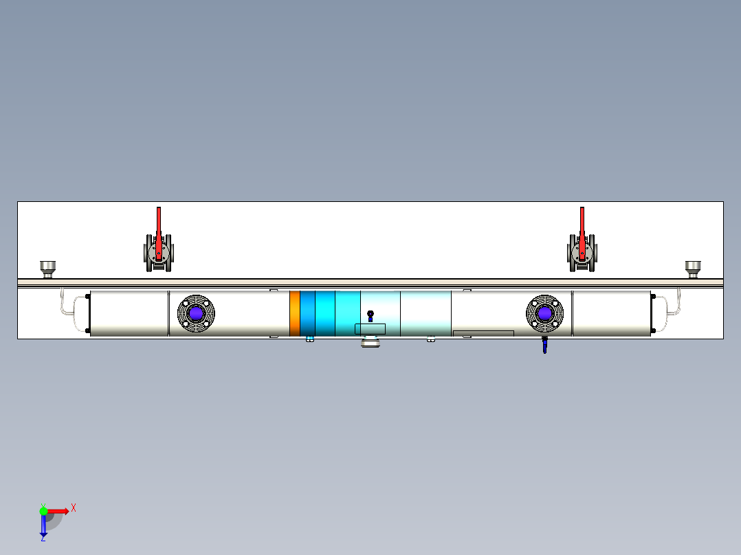B2004027-紫外线反应器 MUV300俯视图