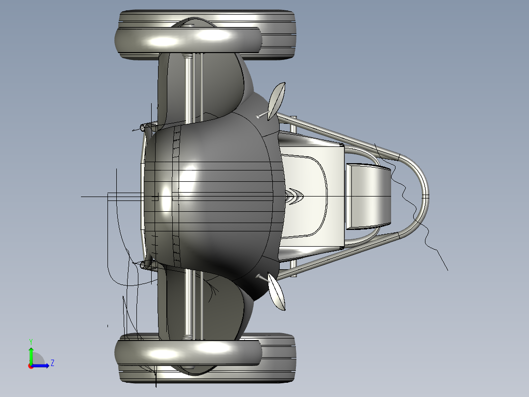 B3003660-卡丁车越野车左视图