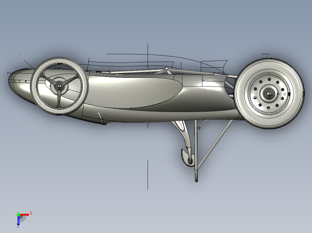 B3003660-卡丁车越野车俯视图