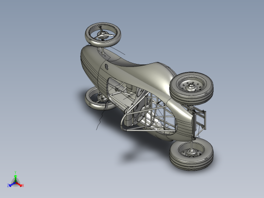 B3003660-卡丁车越野车正等轴测缩略图