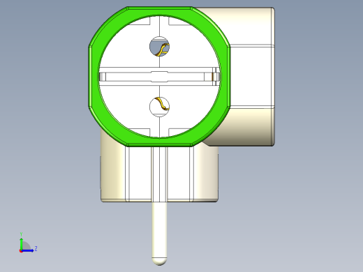 三通插头适配器左视缩略图