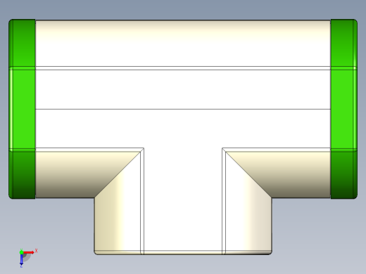 三通插头适配器俯视缩略图